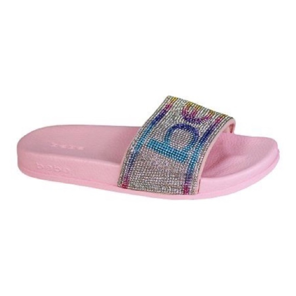Bebe rhinestone sandals